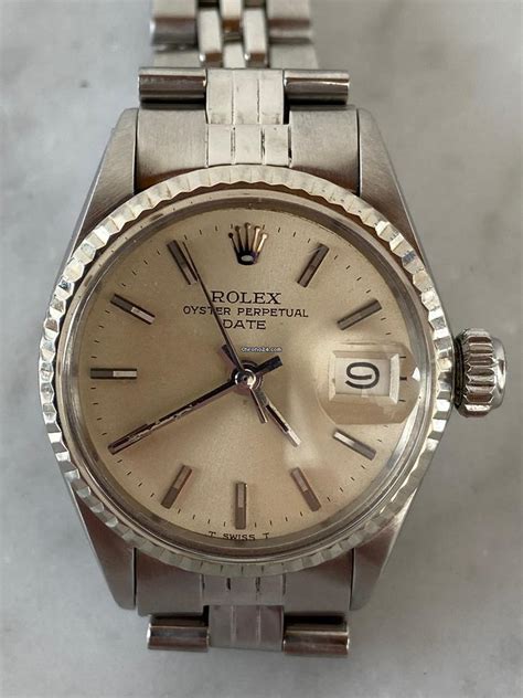 rolex vintage oro donna|rolex perpetual lady date 6517.